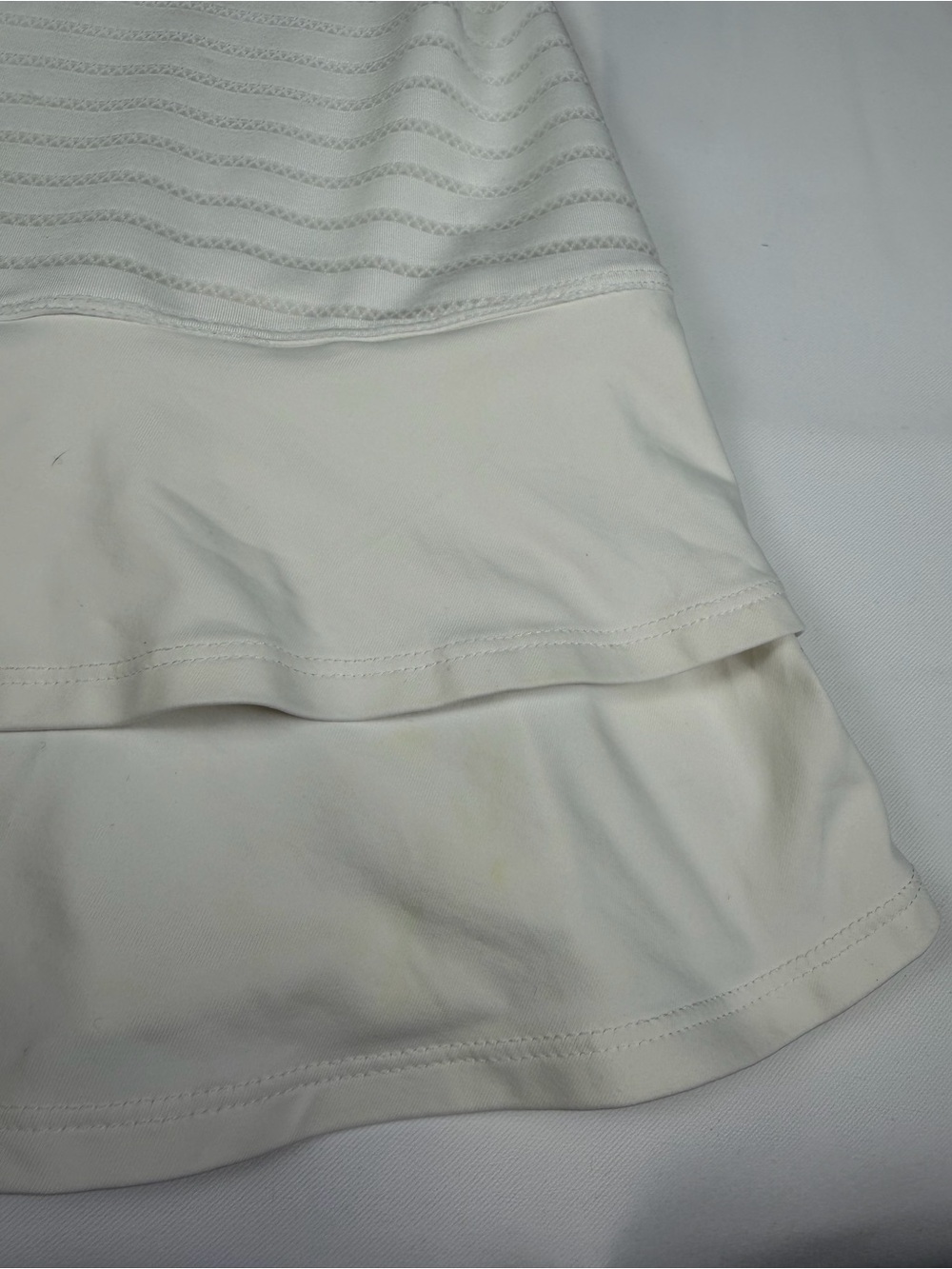 Lija White Zip-Front Sleeveless Tennis Dress -medium - Picture 8 of 16